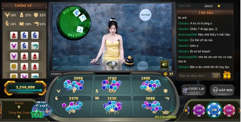 Giới thiệu game bầu cua livestream B52 CLUB