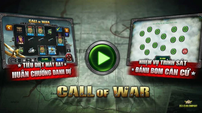 Giới thiệu game slot Call of War tại B52 Club