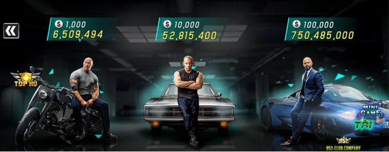 Giới thiệu game slot Fast & Furious tại B52 Club