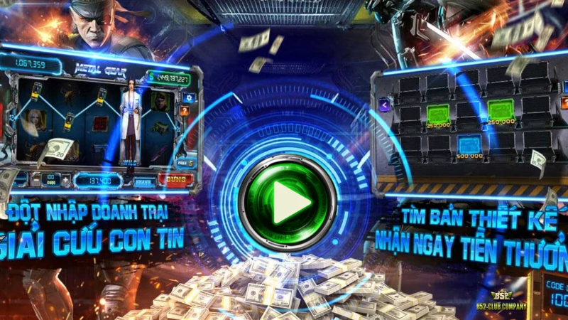 Giới thiệu game slot Metal Gear tại B52 Club