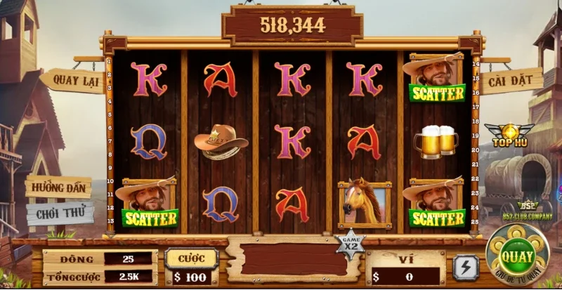 Giới thiệu game slot miền viễn tây tại b52 club