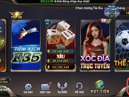 HƯỚNG DẪN NẠP TIỀN TẠI CỔNG GAME B52 CLUB