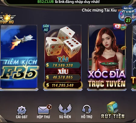 HƯỚNG DẪN NẠP TIỀN TẠI CỔNG GAME B52 CLUB